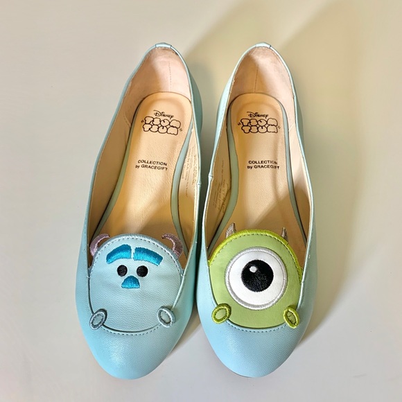 Grace Gift Shoes - Grace Gift x Disney Tsum Tsum Monster Inc Flats